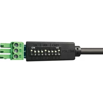 PureLink PureTools RS-232 serijski upravljački kabel, Phoenix 3-pinski na DB9 utikač, 1m, promjenjivi raspored pinova, crni