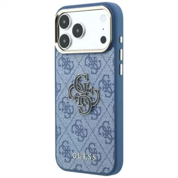 Guess 4G & Big Resin Logo futrola za iPhone 17 Pro / 18 Pro - svijetloplava