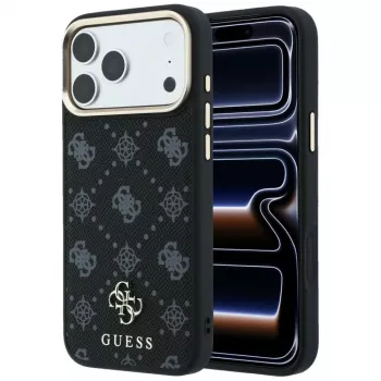 Guess Peony 4G Small Logo MagSafe futrola za Apple iPhone 16 Pro Max / 17 Pro Max - crna