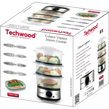 Techwood TCV-750 7,5 L parna kuhalo (TCV-750)