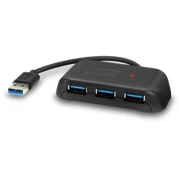 Speedlink Snappy Evo 4-portni USB 3.1 hub (SL-140109-BK)