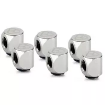 Thermal Grizzly DeltaMate zakretni zglob 90° G1/4 inch sjajni nikal – paket od 6