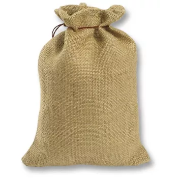 FOLIA J640 10 Natural Cotton Drawstring Fabric Bags 10 x 14 cm, Plain, Reusable, for Crafting, Gift Packaging & Advent Calendars