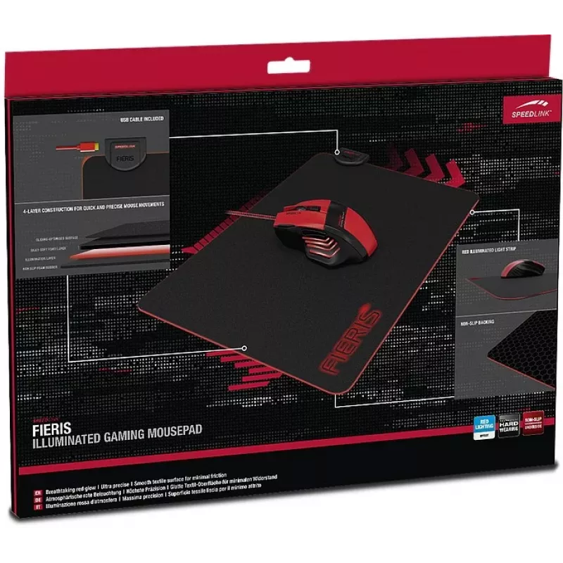 Speedlink Fieris podloga za miš (SL-620103-BK)