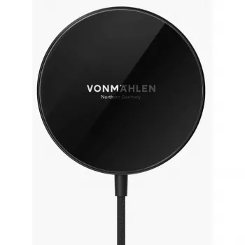 Vonmählen Aura Mini magnetski bežični punjač s USB-C kabelom, 15W, crni