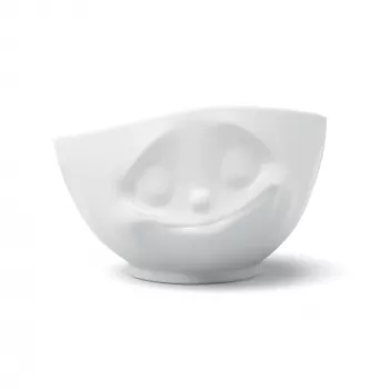 FIFTYEIGHT PRODUCTS zdjela Happy Face 1000 ml, bijeli porculan