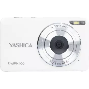 Yashica DigiPix 100 digitalni fotoaparat, bijeli (YAS-DG100PP-WH)