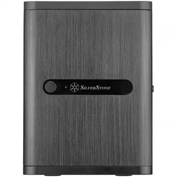 SilverStone Technology SST-CS240 Black Mini-ITX NAS Enclosure with 4 Hot-Swap Bays
