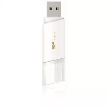 Silicon Power Blaze B06 32GB USB 3.2 Gen 1 flash pogon, uvlačivi, bijeli
