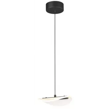 Milali viseća svjetiljka 19 cm crna E27 metal