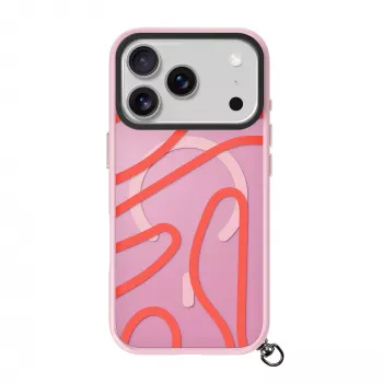 LAUT Keyko Pop maska za iPhone 17 Pro, Rosy Wave