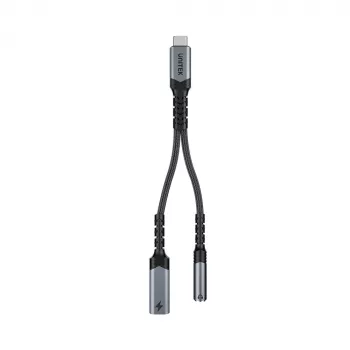 UNITEK USB-C to 3.5mm Audio Adapter with PD