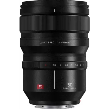 Panasonic Lumix S Pro 50mm f/1.4 objektiv, L-Mount, full frame (S-X50E)