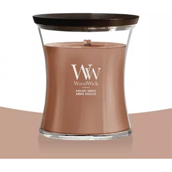WoodWick Radiant Amber Elipsa Scented Candle 453.6g