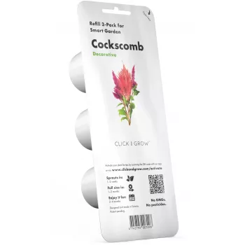 Click & Grow biljne kapsule Cockscomb za Smart Garden, pakiranje od 3 (SGR4X3)