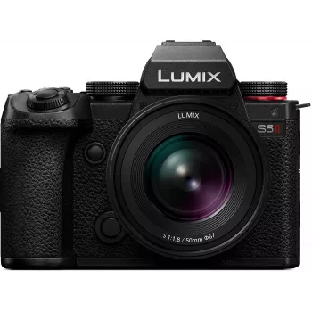 Panasonic Lumix DC-S5 Mark II sustavni fotoaparat s Lumix S 50mm f/1.8 objektivom - crni