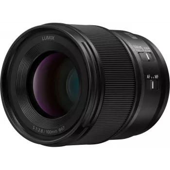 Panasonic Lumix S 100mm F2.8 Macro objektiv, crni (S-E100E)