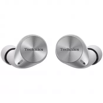 Technics EAH-AZ60M2ES True Wireless slušalice za uho s Dual Hybrid ANC, LDAC, 8mm zvučnicima, Multipoint za 3 uređaja, IPX4, srebrne