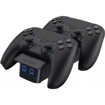 Venom Twin docking stanica za PS5 DualSense kontrolere - crna