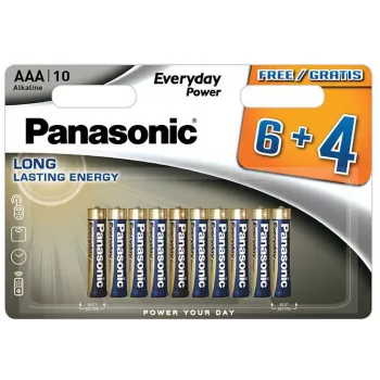 Panasonic Everyday Power AAA alkalne baterije LR03 10 paket blister (6+4 bonus)