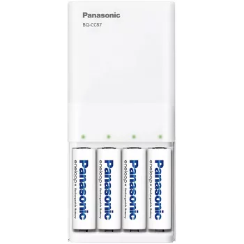 Panasonic eneloop BQ-CC87USB punjač s 4 x 1900 mAh baterije (K-KJ87MCC40USB)