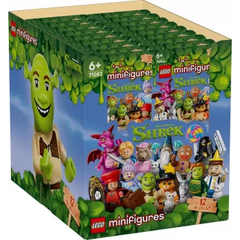 LEGO Bricks minifigurice 71053 Shrek serija (BOX) - 36 slijepih vrećica, kolekcionarske figurice, kutija za izlaganje