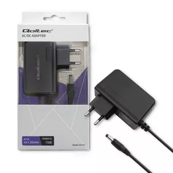 Qoltec 15W mrežni adapter 5V/3A s 4,0x1,35mm DC utikačem