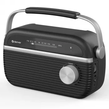 DENVER TRB-67B DAB+ & FM radio budilica - crna