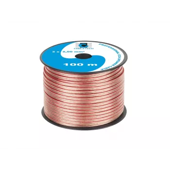 CABLETECH CCA 2,0 mm zvučnički kabel 100 m, crveno-crni