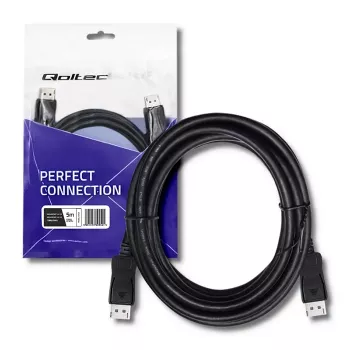 Qoltec DisplayPort v1.1 utikač-utikač 4K kabel 5m crni