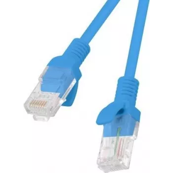 Lanberg 10 komada Cat.5e UTP patch kabel 2m plavi Fluke Passed