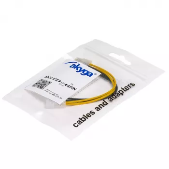 AKYGA AK-CA-12 Molex na P4 adapter kabel 15 cm