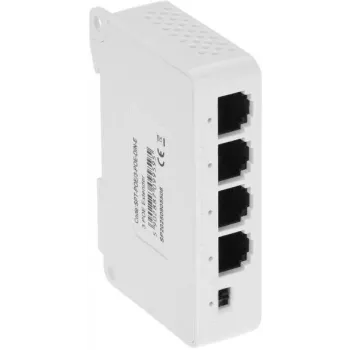 DELTA SPT-POE/3-POE-DIN-E 4-portni DIN PoE switch/ekstender, 3x PoE izlaz 30W, 10/100 Mbps, neupravljani, -40 do 75°C