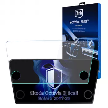 3MK PROTECTION Skoda Octavia III Bolero (2017-2020) TechWrap mat zaštitna folija za središnji zaslon