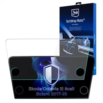3MK PROTECTION Skoda Octavia III Bolero (2017-2020) TechWrap mat zaštitna folija za središnji zaslon