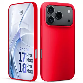 3mk Hardy Mellow futrola za Apple iPhone 17 Pro Max / 18 Pro Max crvena