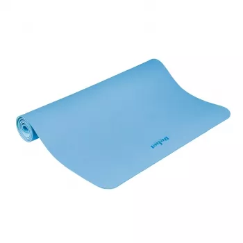 REBEL ACTIVE plava TPE prostirka za vježbanje 200x115x1 cm za jogu, pilates, fitness, gimnastiku