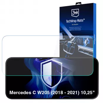 3MK PROTECTION TechWrap mat folija za zaštitu zaslona za Mercedes-Benz C-Klasse W205 (2018-2021) 10,25