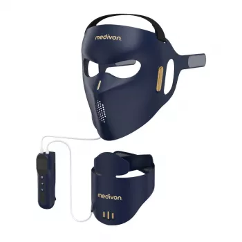 Medivon Lumi 3D Pro LED Light Facial Mask, Navy Blue