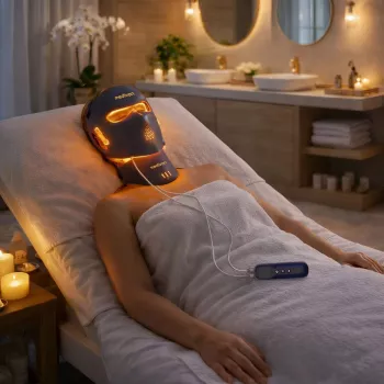 Medivon Lumi 3D Pro LED Light Facial Mask, Navy Blue