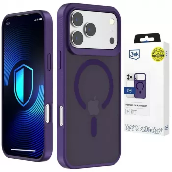 3MK Smoke MagCase za Apple iPhone 17 Pro Max - ljubičasta