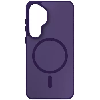 3MK Smoke MagCase za Samsung Galaxy S26 - ljubičasta prozirna MagSafe maska