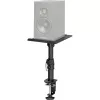 MOZOS MSK10 Studio Monitor Stand Pair – Height-Adjustable Steel Speaker Stands with Isolation Pads, Floor Spikes & Cable Management, 800–1300 mm, 20 kg Load per Stand, Black