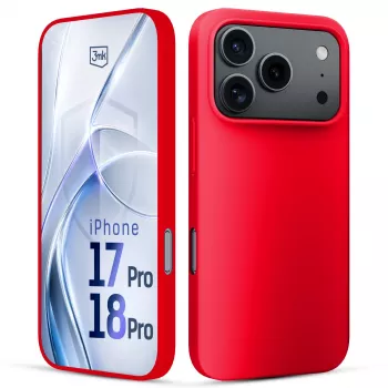 3mk Hardy Mellow maska za Apple iPhone 17 Pro / 18 Pro crvena