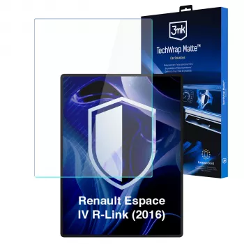3mk TechWrap mat zaštitna folija za središnji zaslon za Renault Espace IV R-Link (2016)