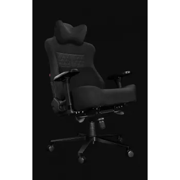YUMISU 2052 gaming stolica, tekstilna presvlaka, crna (Y-2052-GB-M)