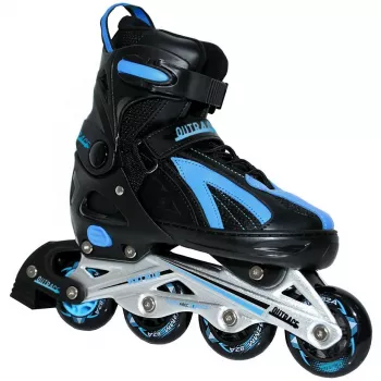 Outrace Volt Blue Inline Skates Adjustable EU 40-43 Black/Blue