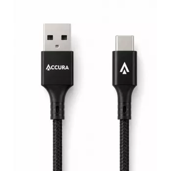 Accura USB 2.0 na USB-C kabel 1,0 m crni