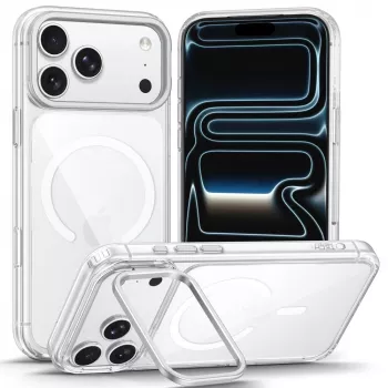 TECH-PROTECT MAGSTAND MagSafe prozirna maska s potpornjem za iPhone 17 Pro Max / 18 Pro Max