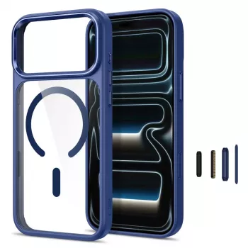 Tech-Protect Magmat MagSafe Clear Case for iPhone 17 Pro Max / 18 Pro Max - Deep Blue